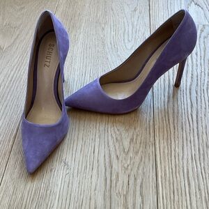 SCHUTZ Women's Lavender Suede Heels